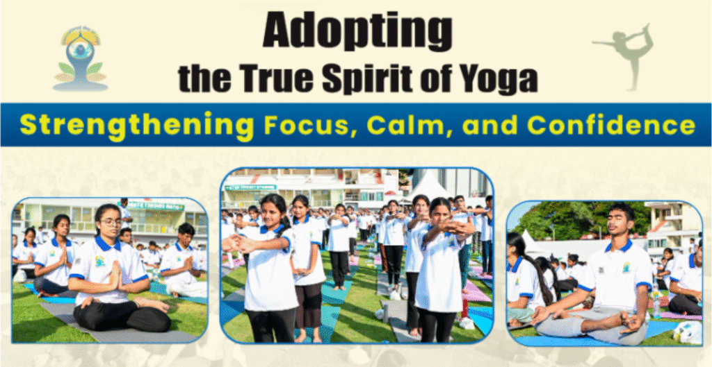 Celebrating Balance & Well-Being: International Yoga Day at Vignan’s World One School