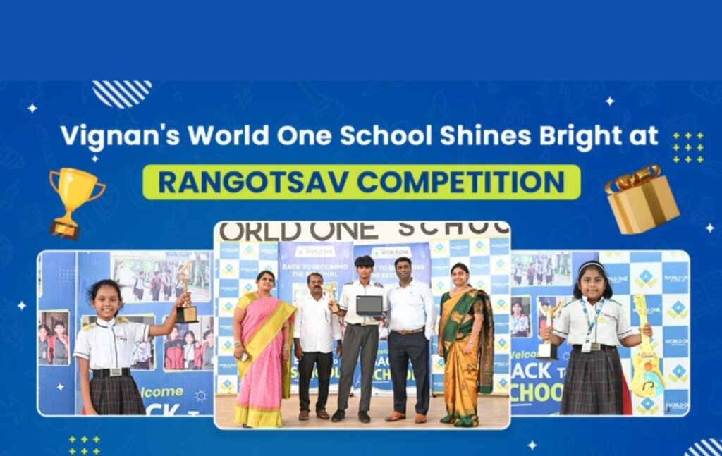 Vignan’s World One Shines Bright at Rangotsav Competition